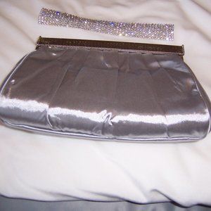 Silver Clutch Purse
